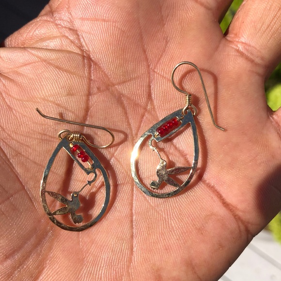 Vintage Wild Bryde Hummingbird , Dragon & Butterfly Cloisonne Enameled Dangling - Picture 7 of 9